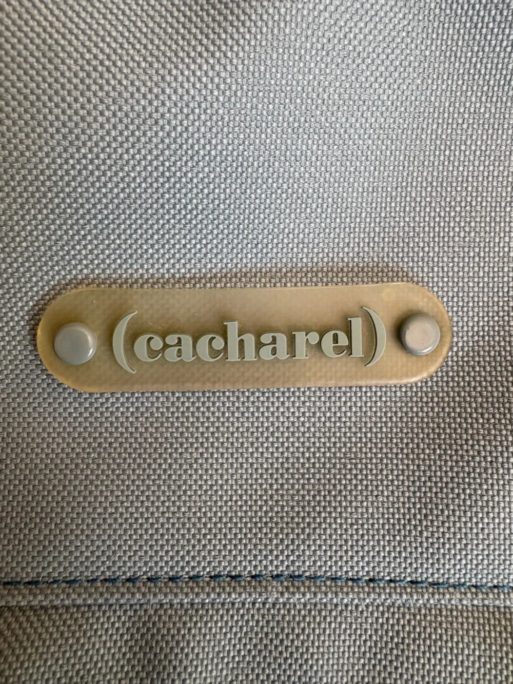 Vintage Cacharel Baby Blue Sling Bag Y2K Techwear Gorpcore Crossbody Utility - Picture 2 of 8